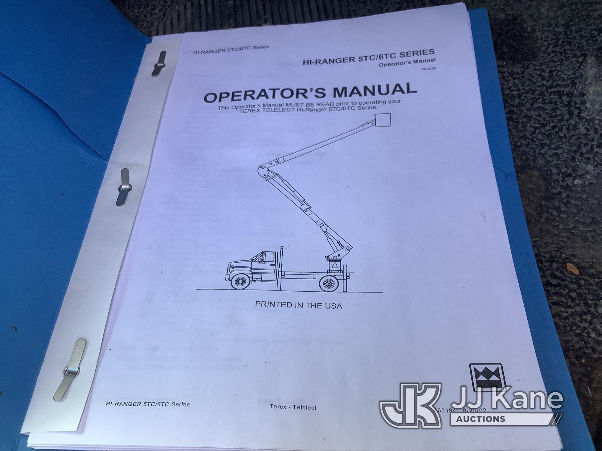 (Phoenix, AZ) Terex/Telelect HiRanger 5TC-55, Material Handling Bucket Truck rear mounted on 2005 In