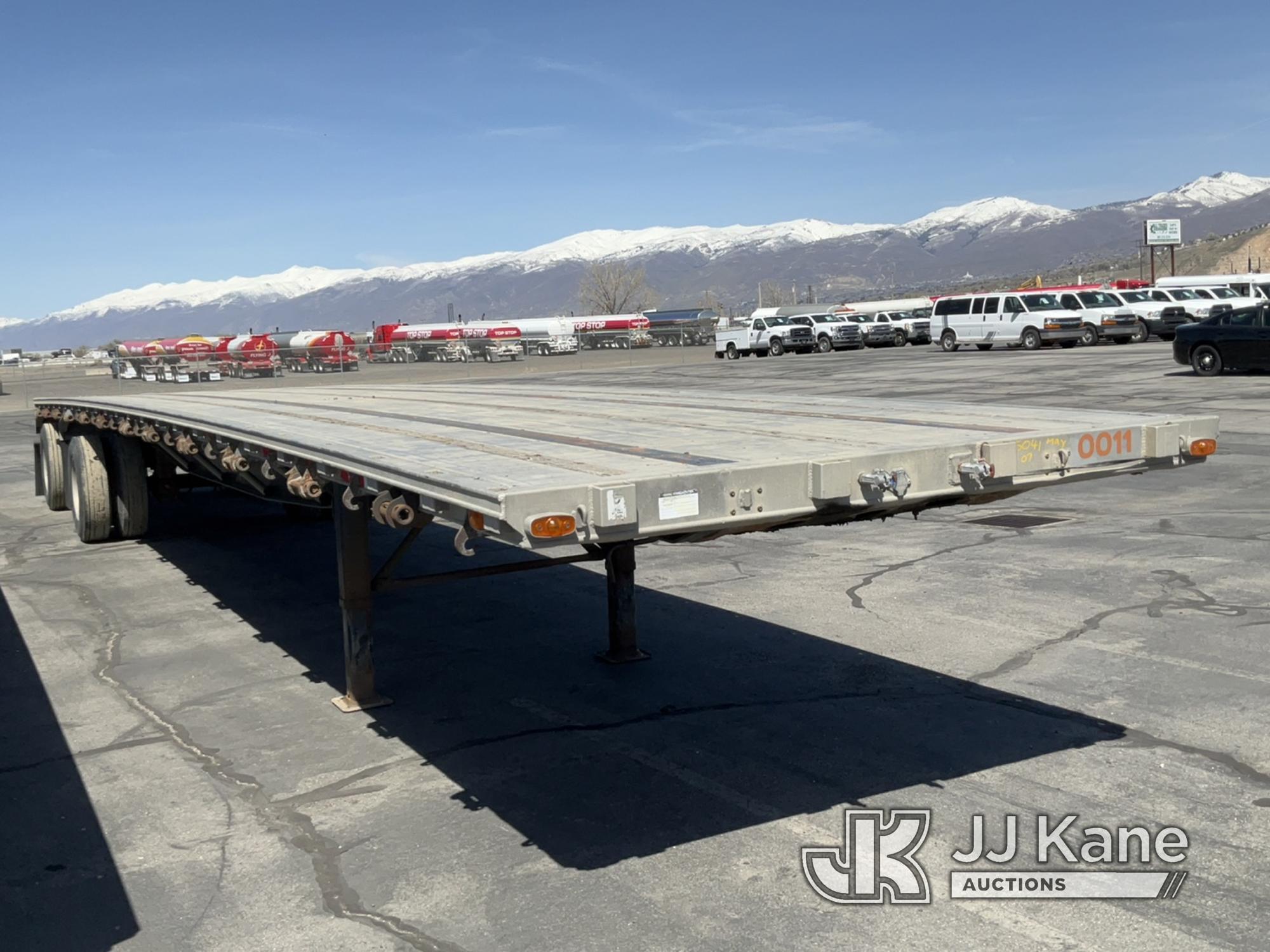 (Salt Lake City, UT) 2007 Western Trailer Company 48ft Flatbed Trailer Towable