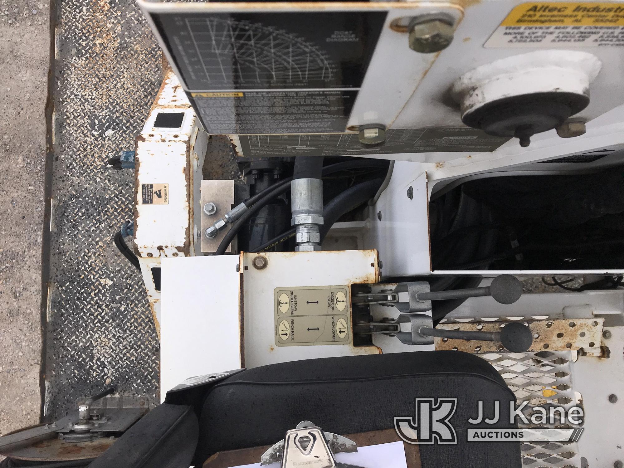 (Salt Lake City, UT) Altec DC47-TR, Digger Derrick rear mounted on 2016 Freightliner M2 106 Utility