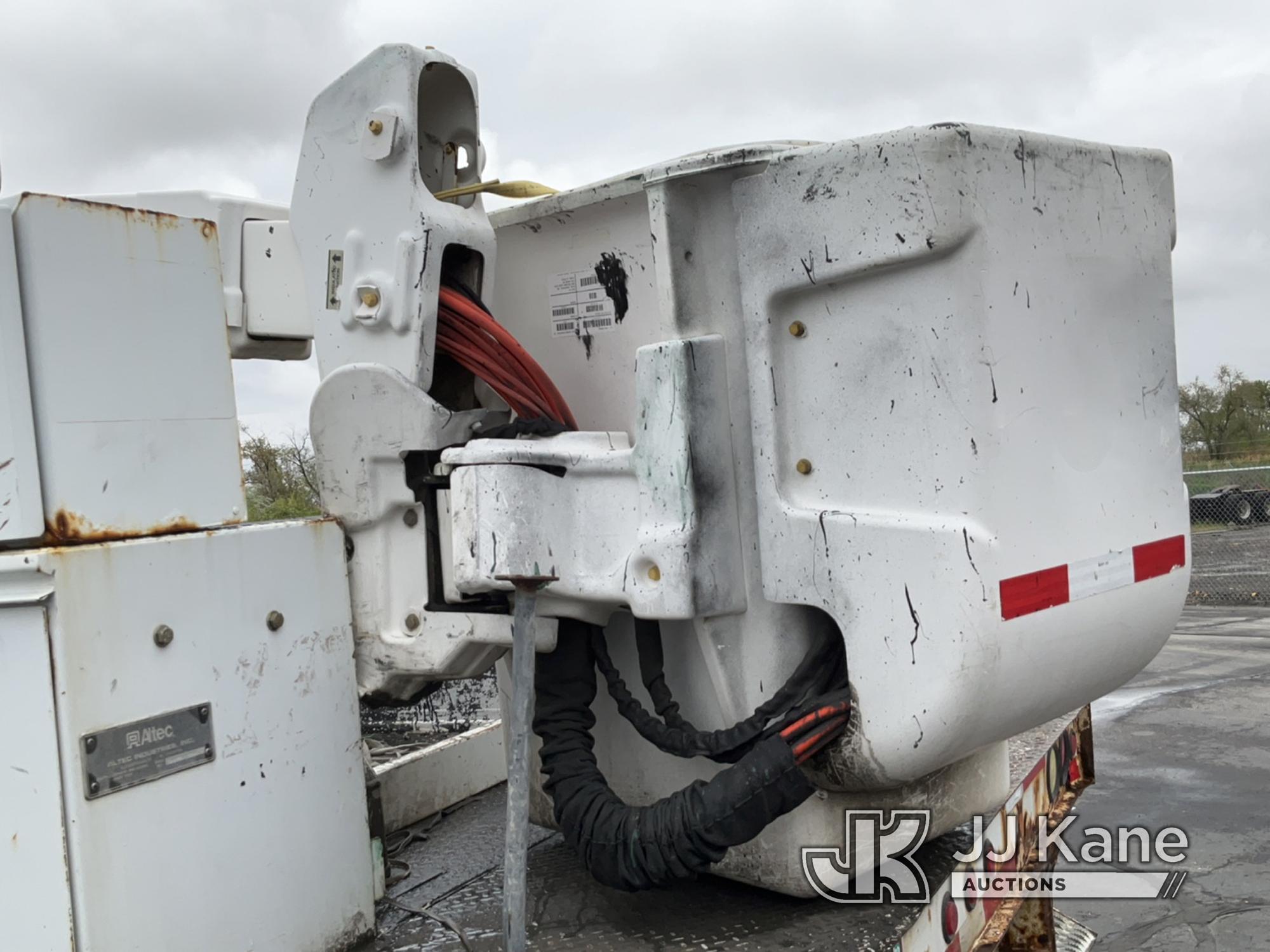 (Salt Lake City, UT) Altec AT37G, Articulating & Telescopic Bucket Truck mounted behind cab on 2012