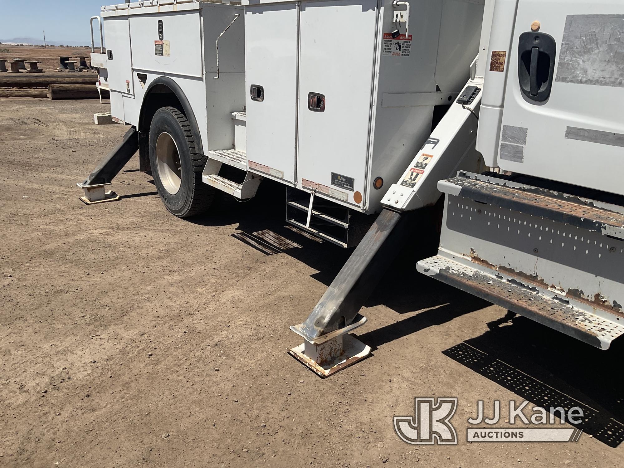 (Brawley, CA) Altec AA755, Material Handling Bucket Truck rear mounted on 2014 Freightliner M2 106 4