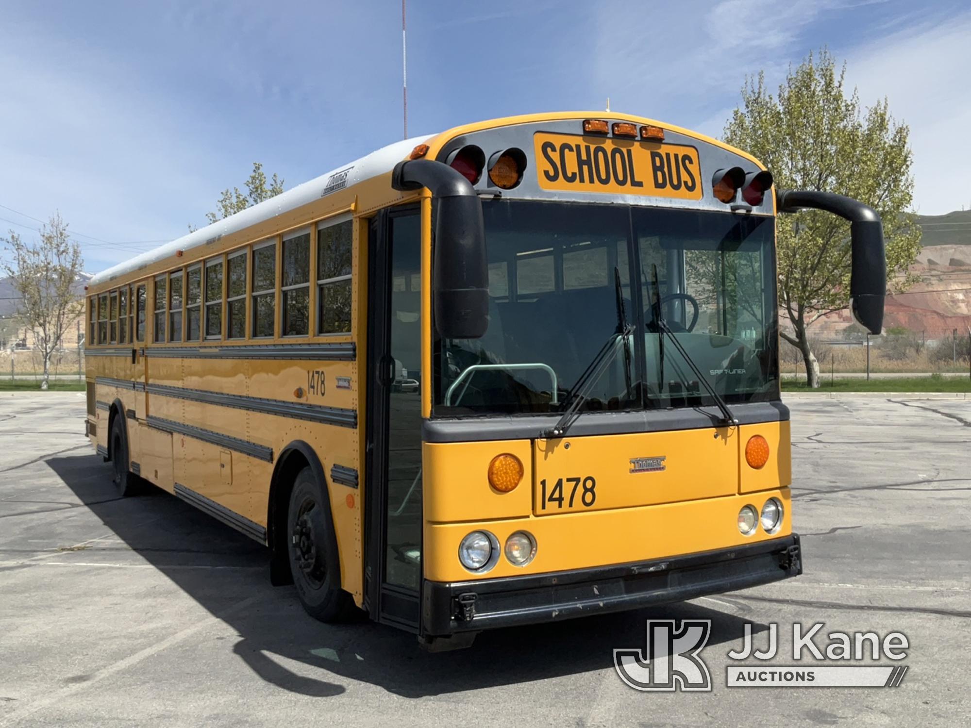 (Salt Lake City, UT) 2009 Thomas Saf-T-Liner School Bus Runs & Moves