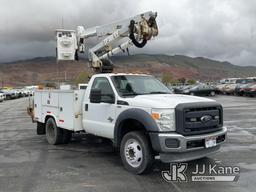 (Salt Lake City, UT) Altec AT37G, Articulating & Telescopic Bucket Truck mounted behind cab on 2012