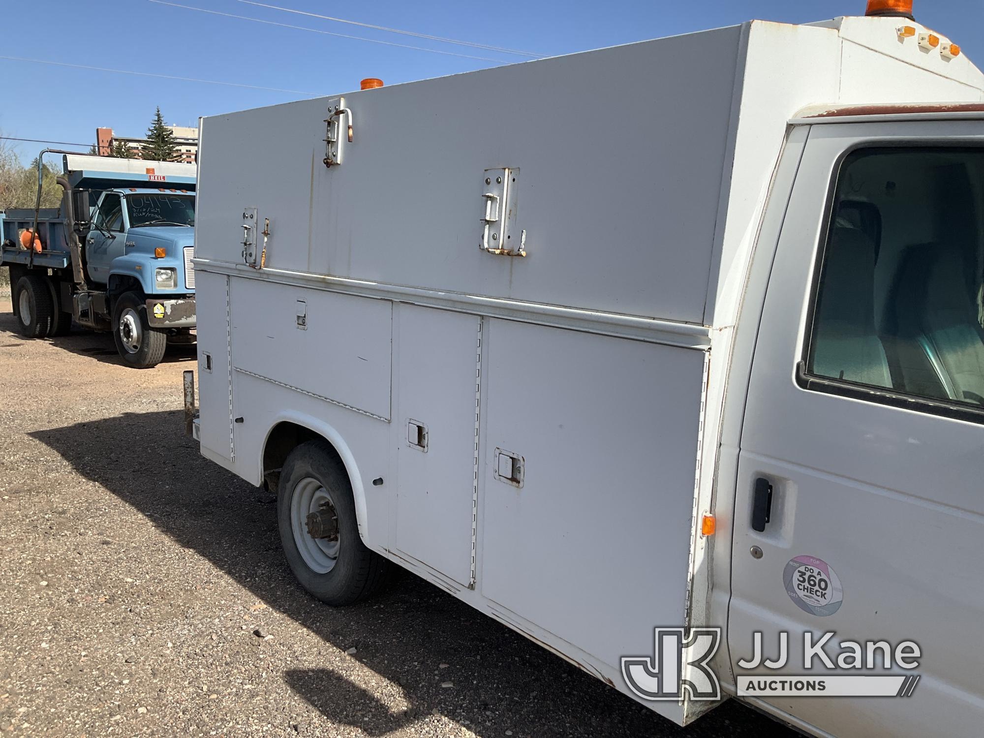 (Castle Rock, CO) 2001 Ford E350 Enclosed Service Van Runs & Moves