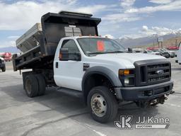 (Salt Lake City, UT) 2010 Ford F550 4x4 Dump Truck Runs, Moves & Operates