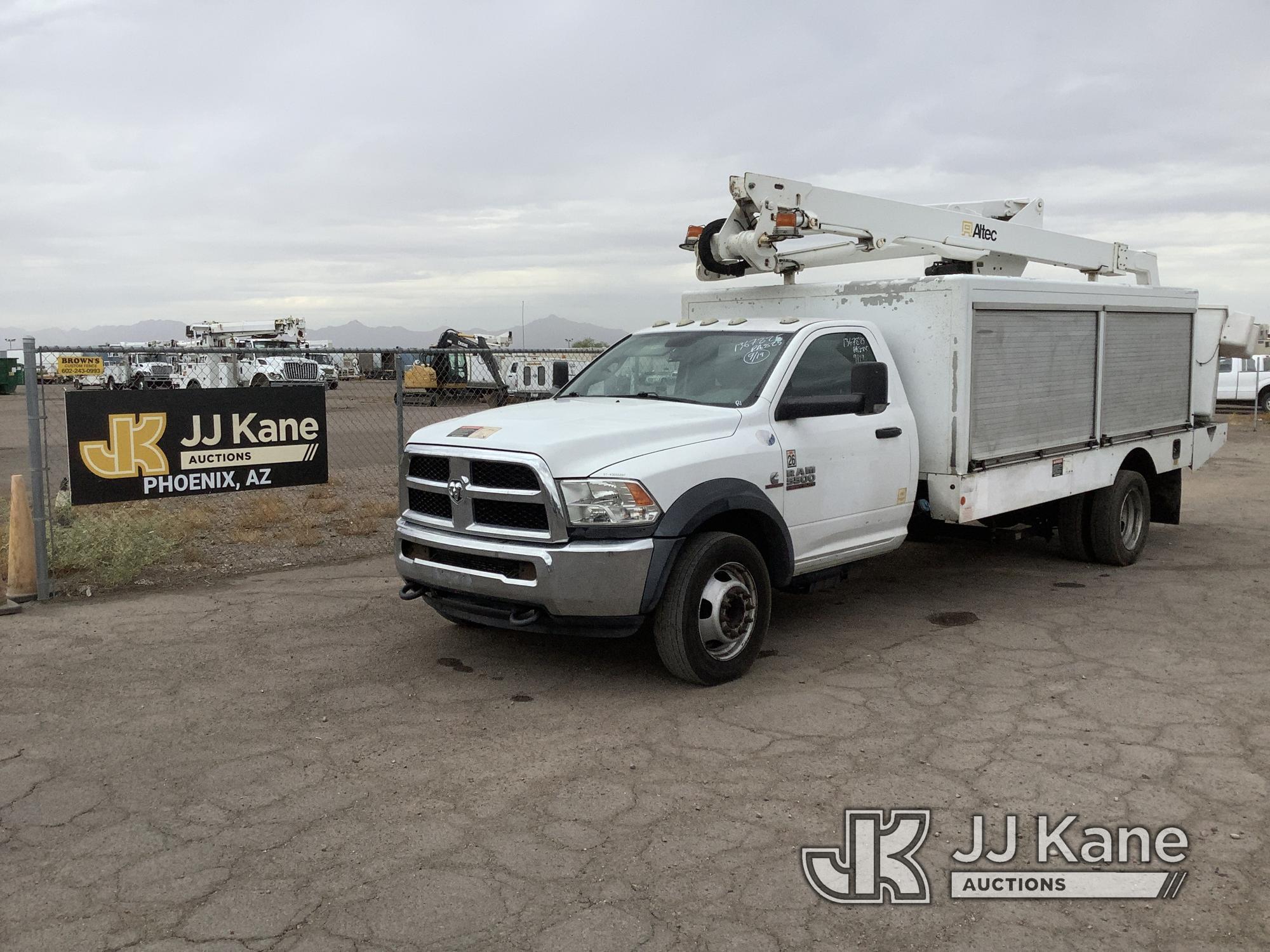 (Phoenix, AZ) Altec AT248F, Articulating & Telescopic Non-Insulated Bucket Truck center mounted on 2