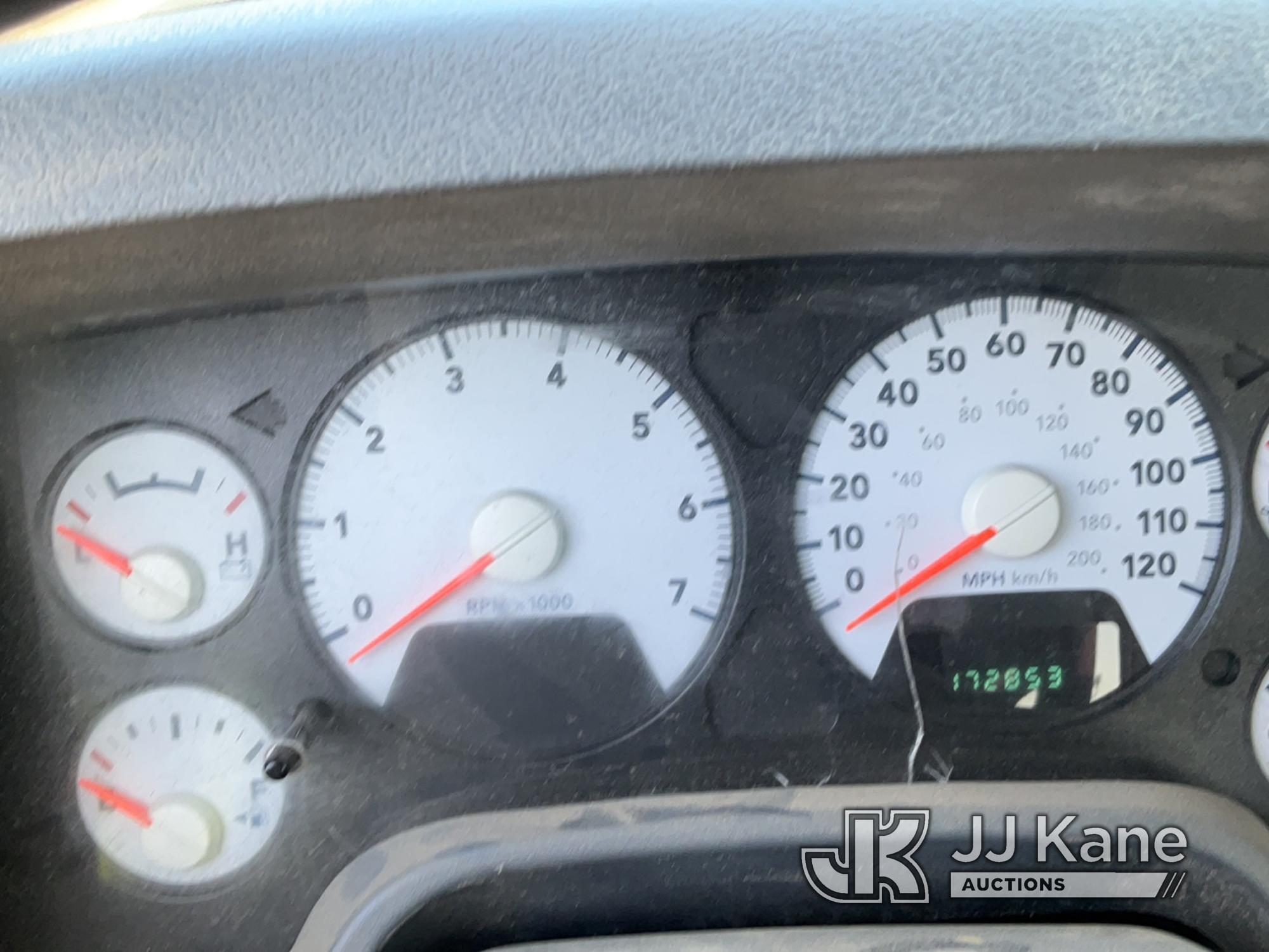 (Albuquerque, NM) 2009 Dodge RAM 2500 4x4 Crew-Cab Service Truck Runs Rough, Moves) (Seller States: