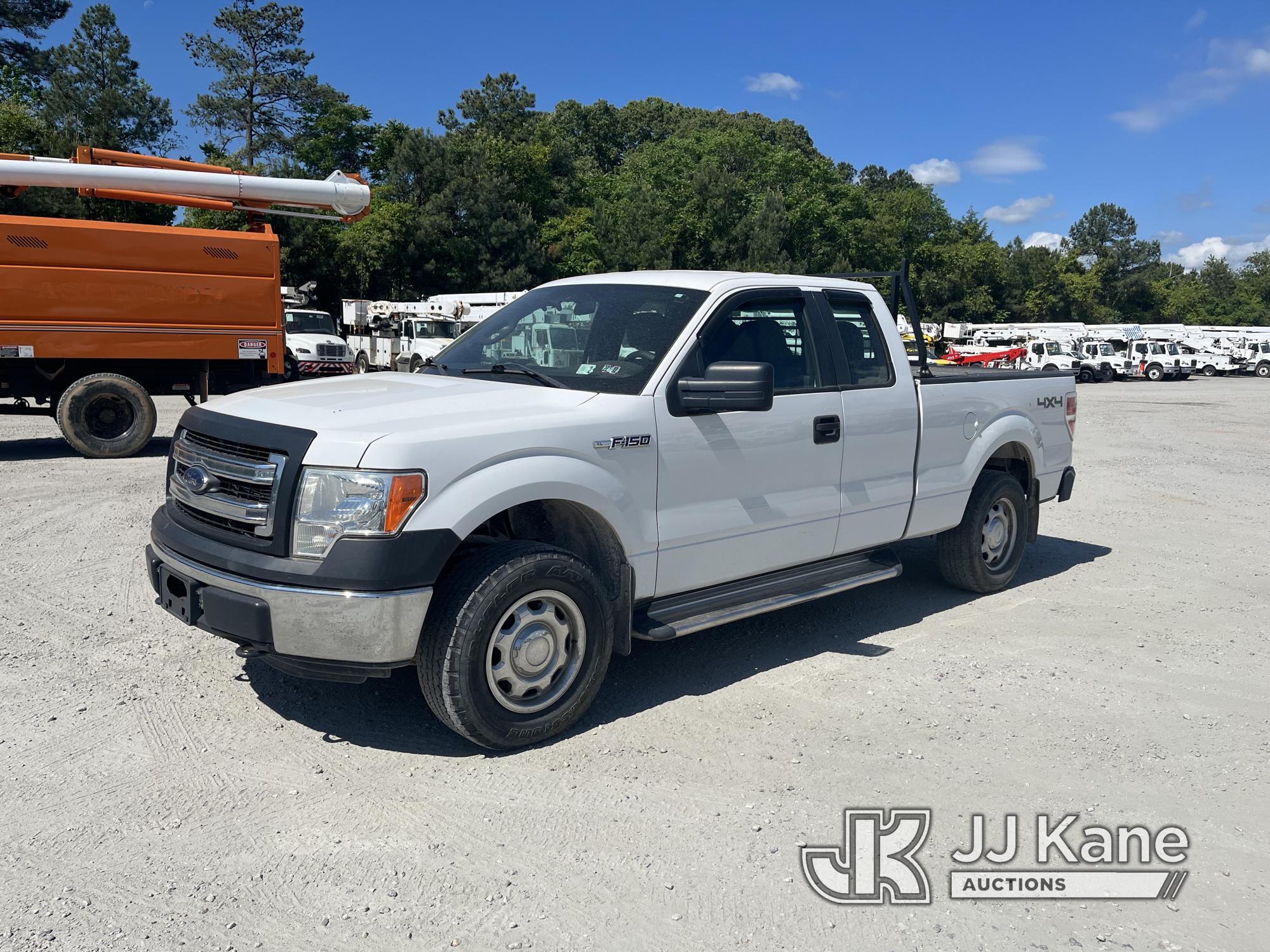 (Chester, VA) 2014 Ford F150 4x4 Extended-Cab Pickup Truck Runs & Moves