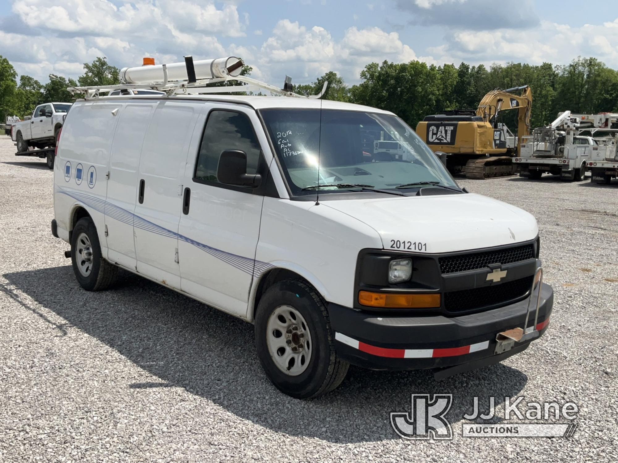 (Verona, KY) 2012 Chevrolet Express G1500 Cargo Van Runs & Moves) (Check Engine Light On