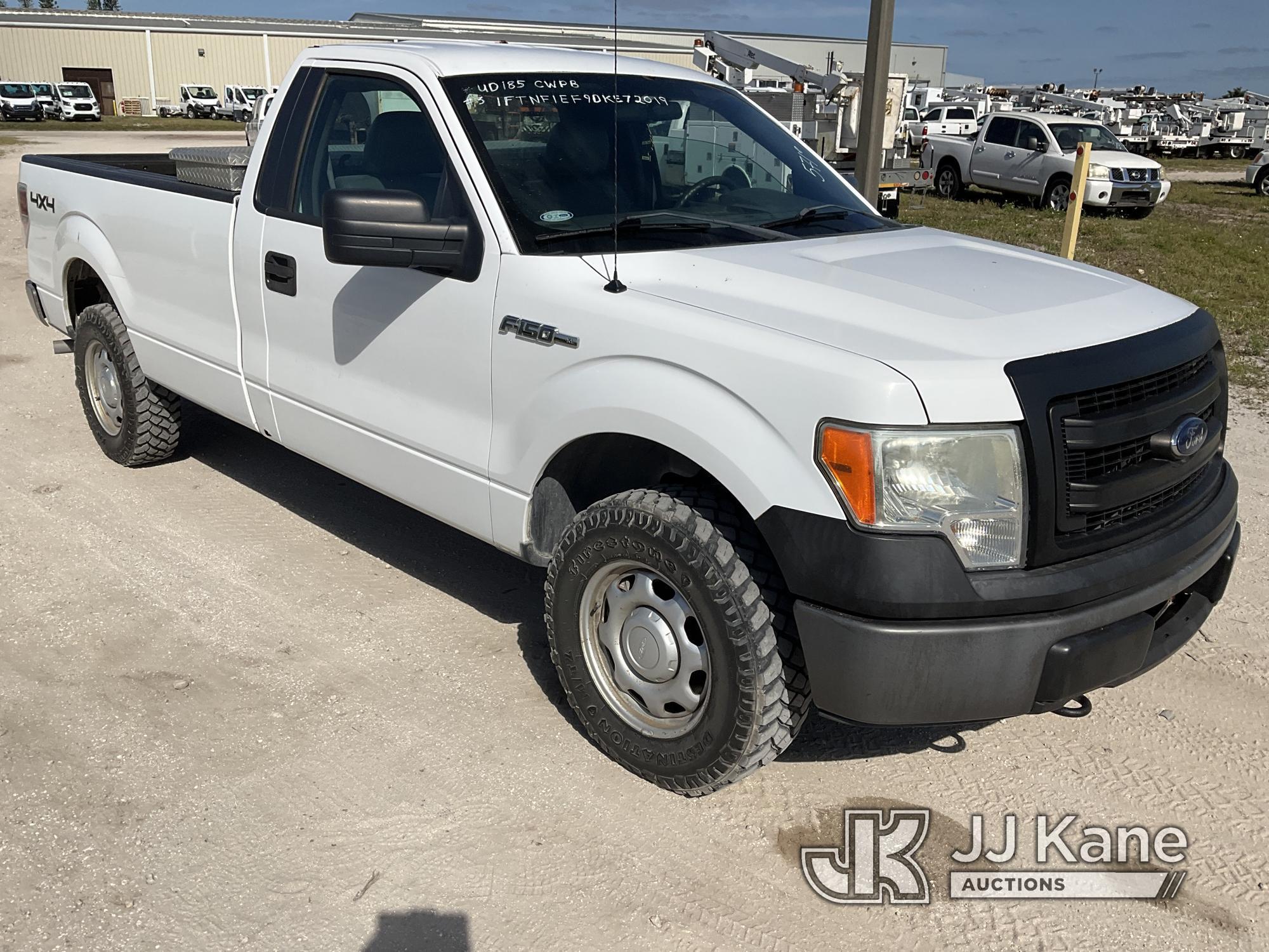 (Westlake, FL) 2013 Ford F150 4x4 Pickup Truck Runs & Moves, Body Damage & Rust) (FL Residents Purch