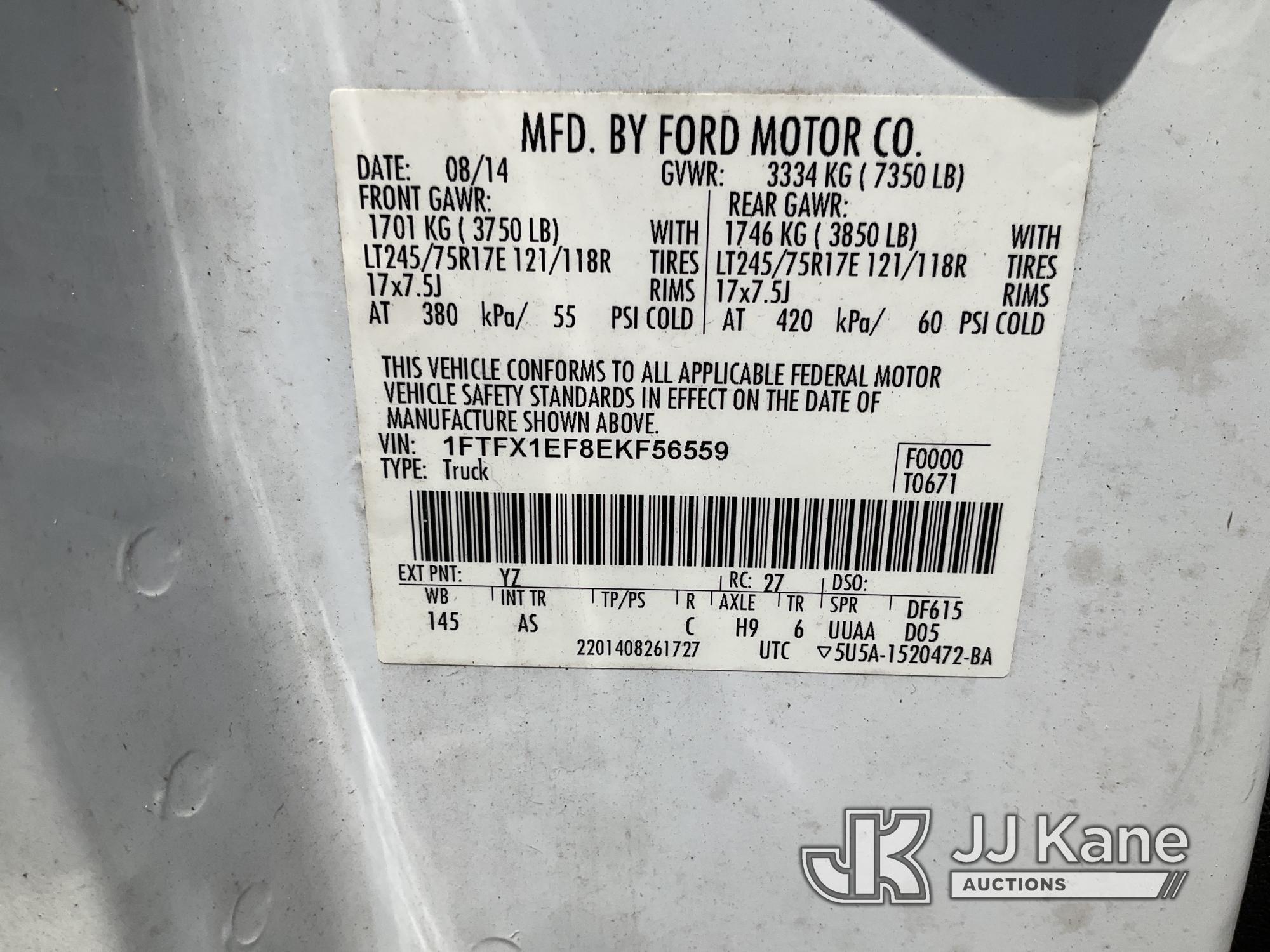 (Ocala, FL) 2014 Ford F150 4x4 Extended-Cab Pickup Truck Duke Unit) (Runs & Moves