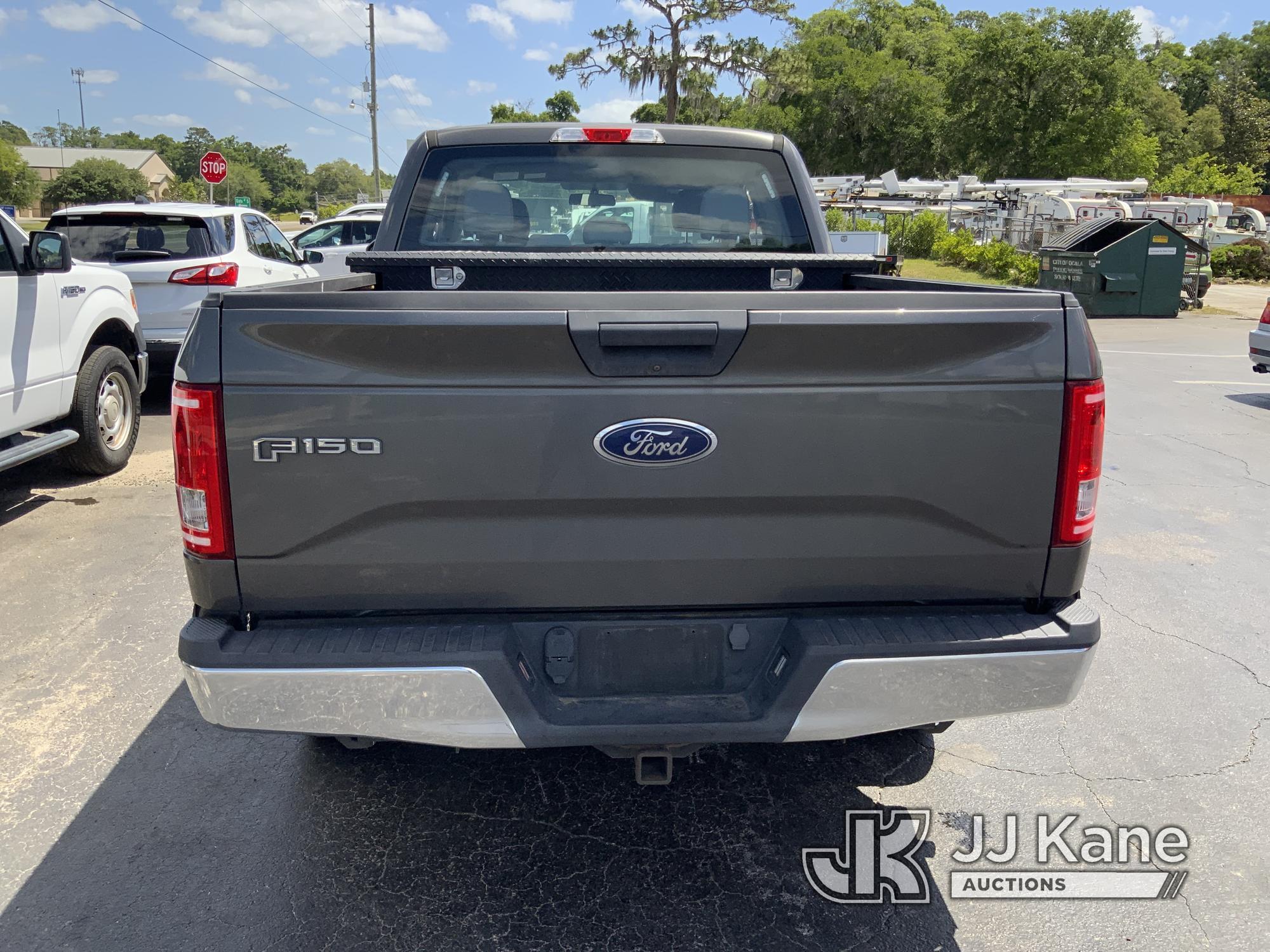 (Ocala, FL) 2015 Ford F150 4x4 Extended-Cab Pickup Truck Duke Unit) (Runs & Moves) (Check Engine Lig