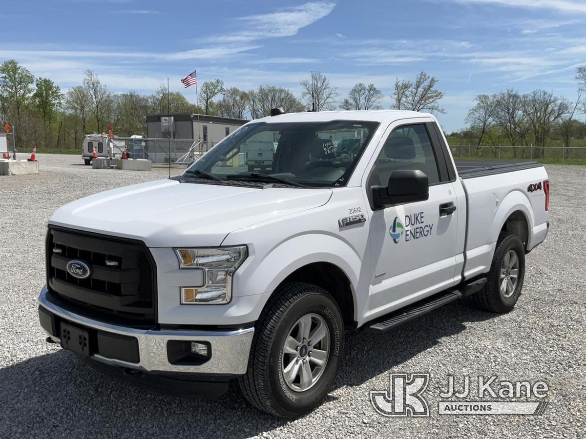 (Verona, KY) 2016 Ford F150 4x4 Pickup Truck Runs & Moves) (Check Engine Light On, Bad Battery) (Duk