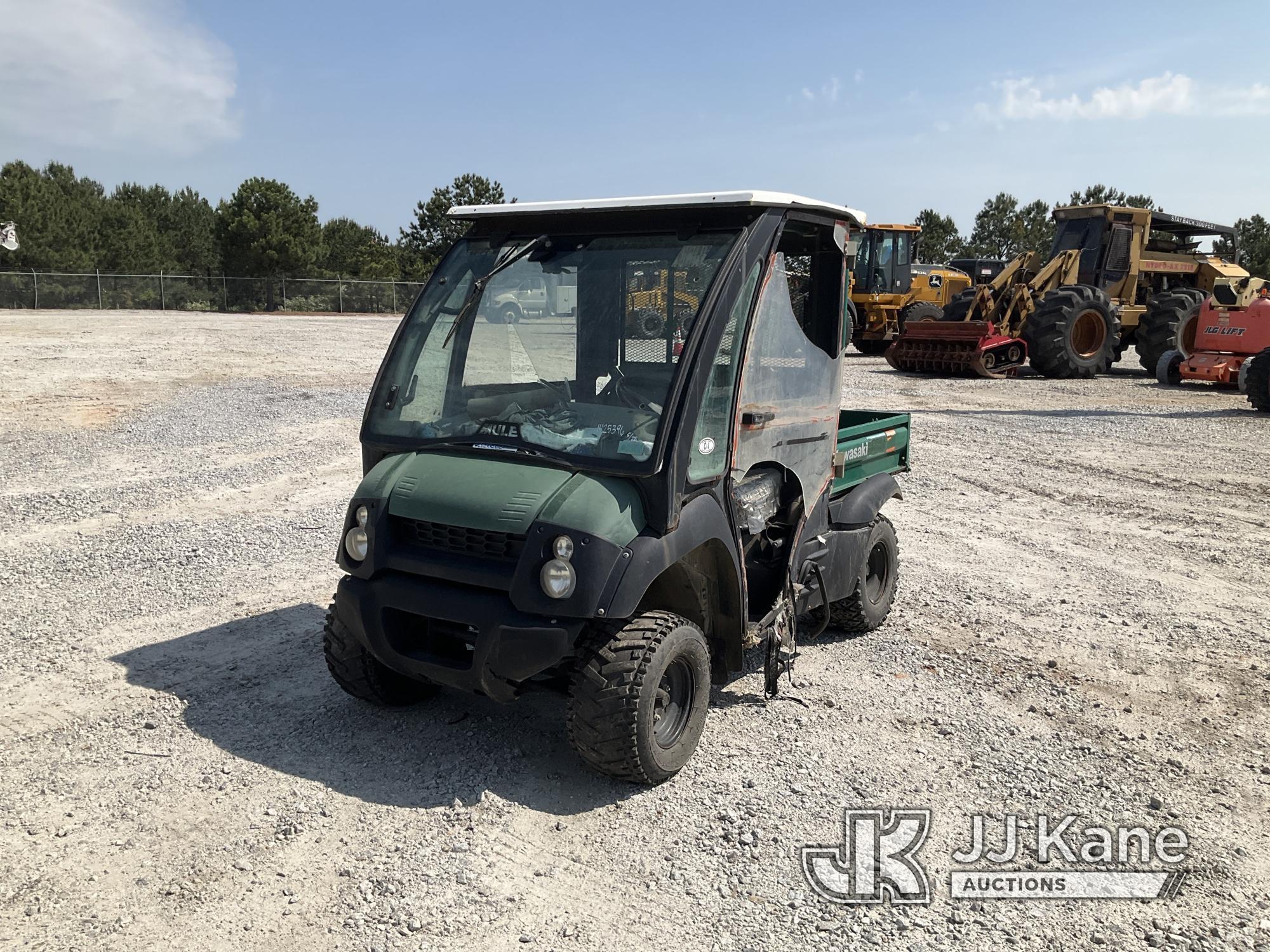 (Villa Rica, GA) 2007 Kawasaki Mule 4x4 Yard Cart, (GA Power Unit) No Title) (No Key, Not Running, C