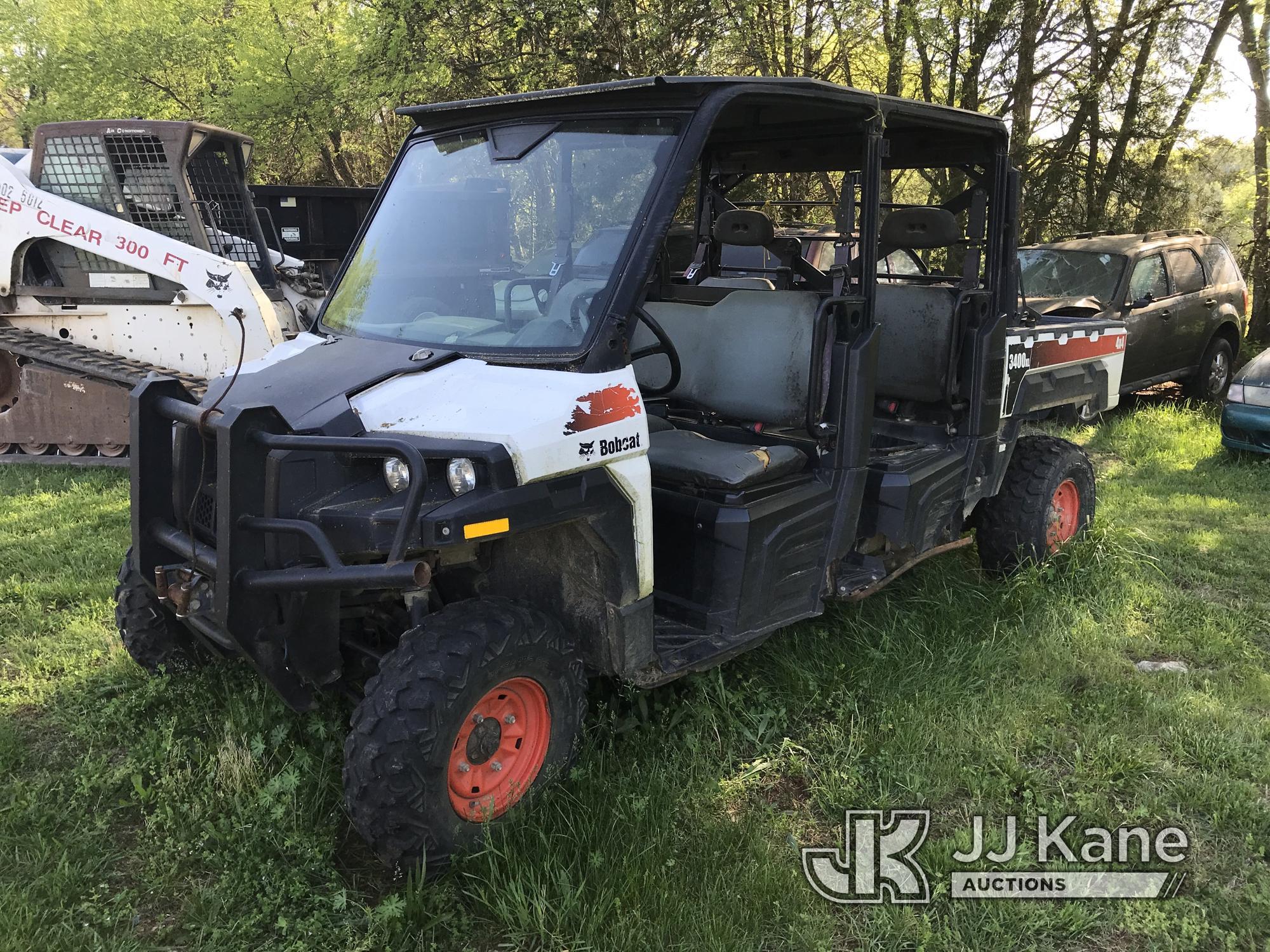 (Kodak, TN) 2017 Bobcat 3400XL 4x4 Crew Cab Yard Cart No Title) (Jump to Start, Runs, Moves, Engine