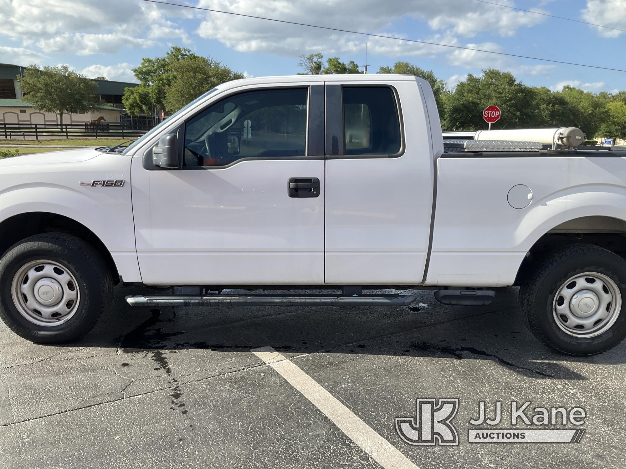 (Ocala, FL) 2014 Ford F150 4x4 Extended-Cab Pickup Truck Duke Unit) (Runs & Moves