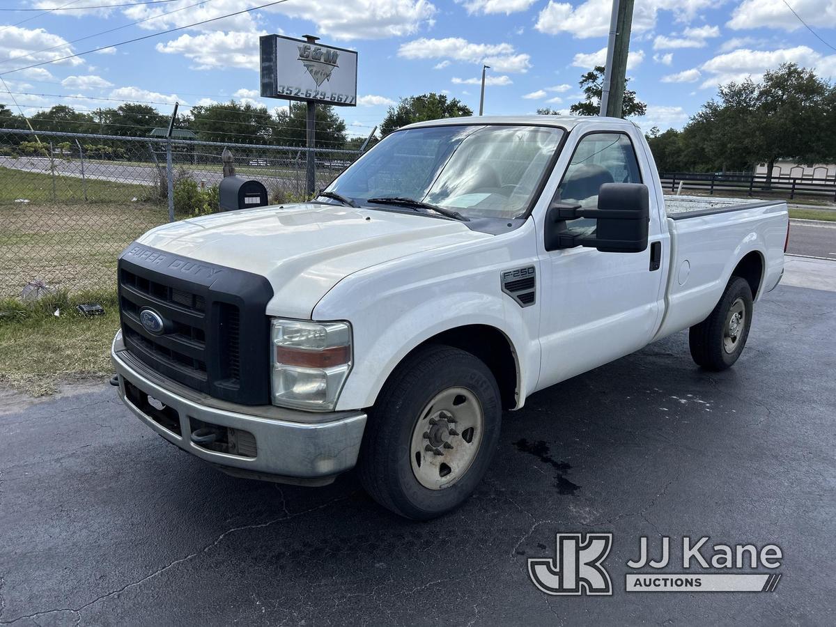 (Ocala, FL) 2010 Ford F250 Pickup Truck Runs & Moves) (Check Engine Light On, Body/Paint Damage