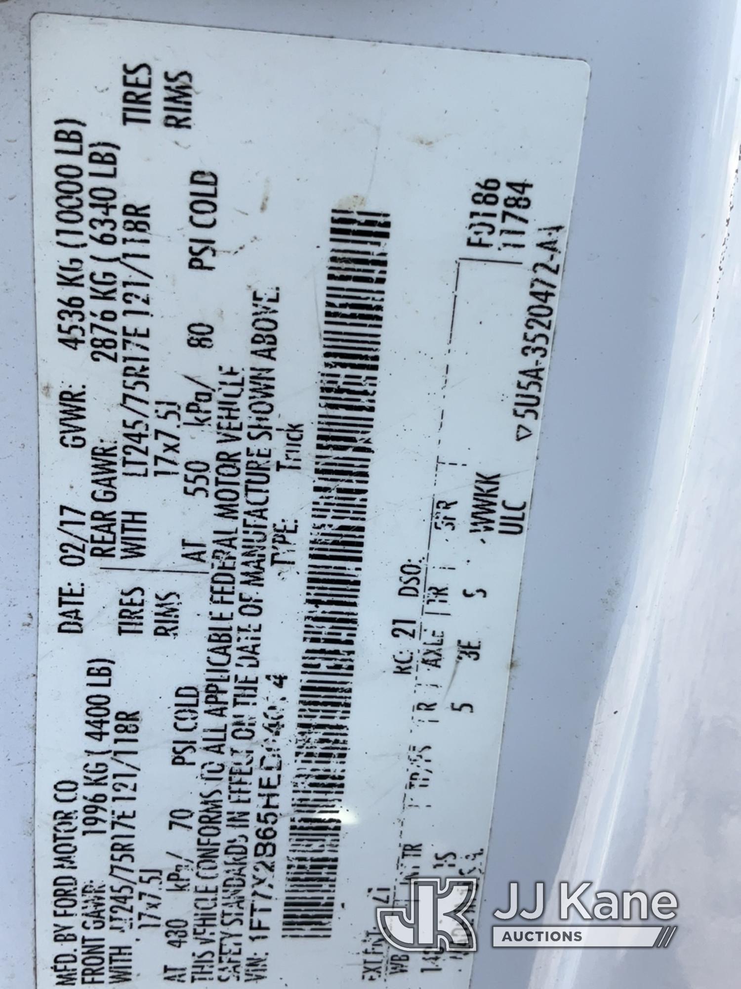 (Westlake, FL) 2017 Ford F250 4x4 Extended-Cab Pickup Truck Will Not Stay Running & Does Not Move) (