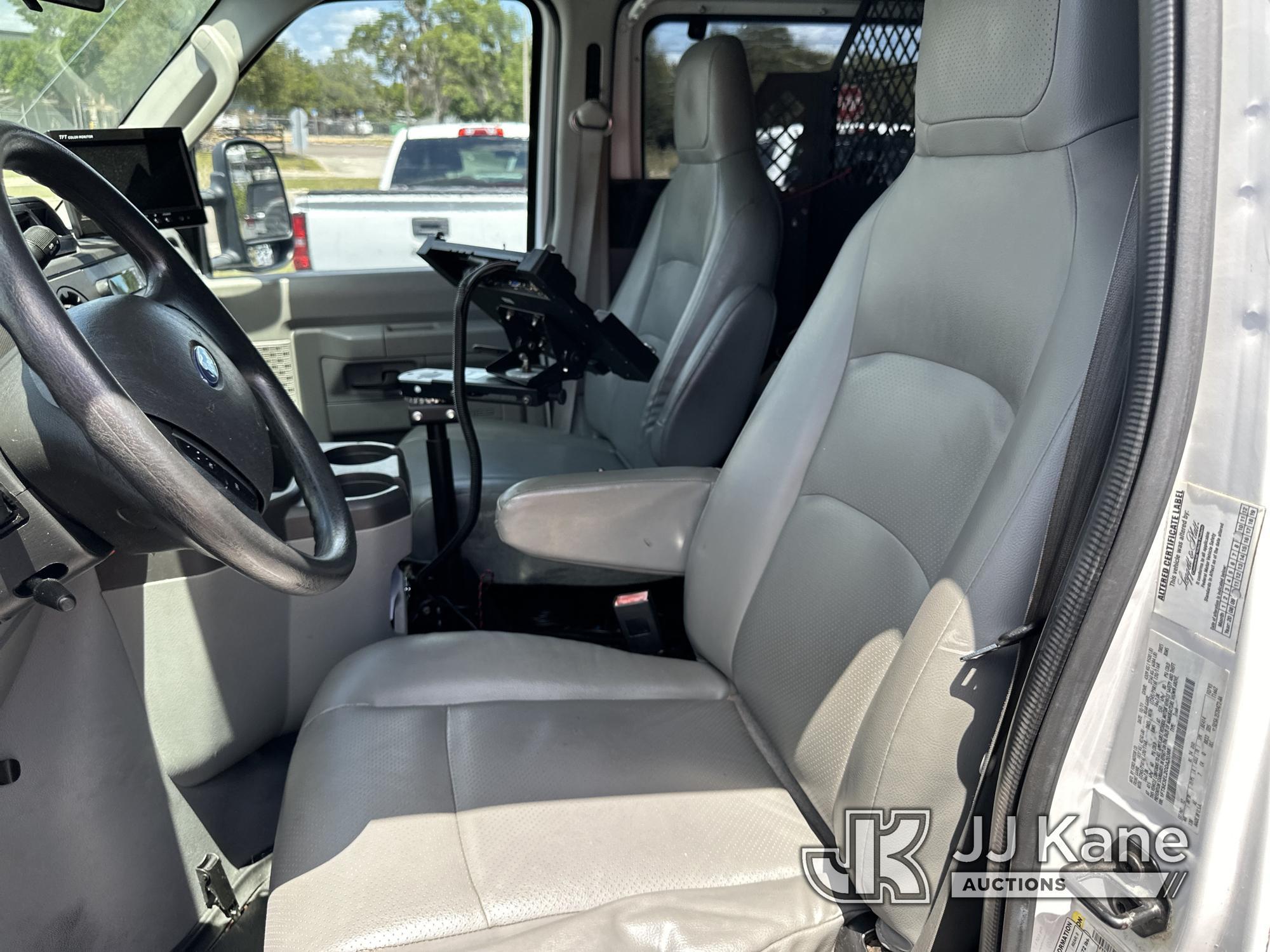 (Ocala, FL) 2012 Ford E350 Cargo Van Duke Unit) (Runs & Moves) (Jump To Start