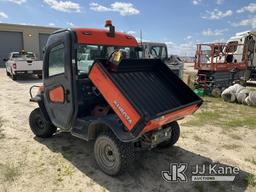 (Waynesboro, GA) 2016 Kubota RTV-X1100C 4x4 Yard Cart, (GA Power Unit) Runs, Moves & Dump Operates