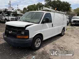 (Tampa, FL) 2007 Chevrolet Express G1500 Cargo Van Runs & Moves) (Jump To Start