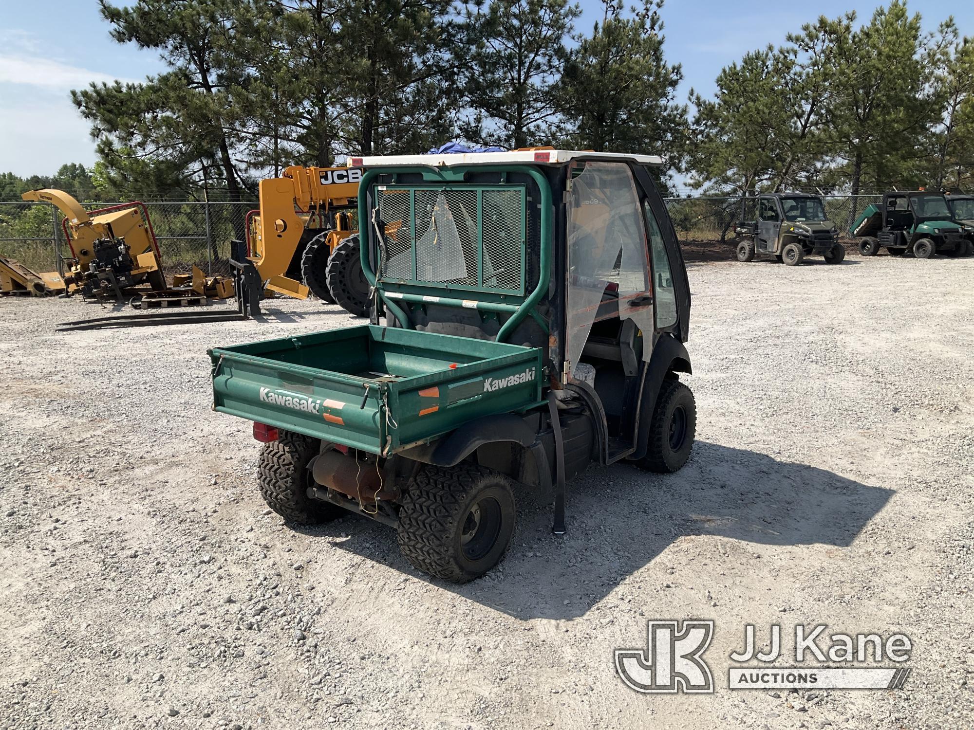 (Villa Rica, GA) 2007 Kawasaki Mule 4x4 Yard Cart, (GA Power Unit) No Title) (No Key, Not Running, C