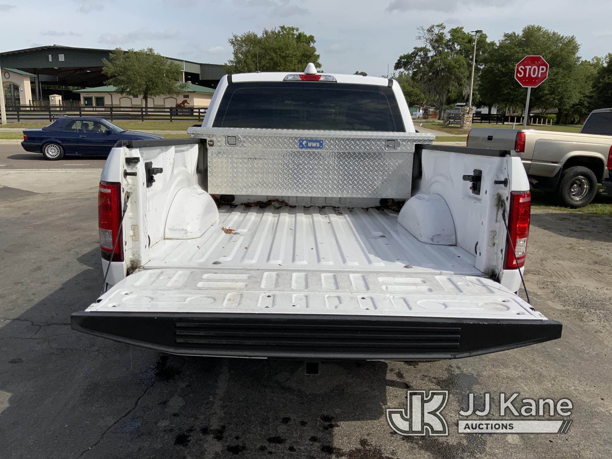 (Ocala, FL) 2016 Ford F150 Pickup Truck Duke Unit) (Runs & Moves) (Body/Paint Damage