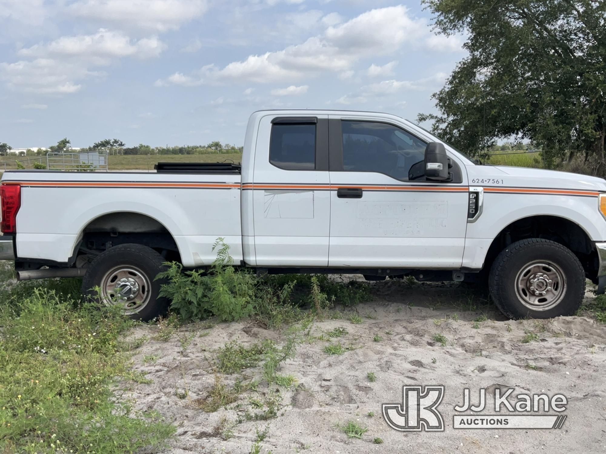 (Westlake, FL) 2017 Ford F250 4x4 Extended-Cab Pickup Truck Will Not Stay Running & Does Not Move) (