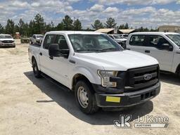 (Waynesboro, GA) 2016 Ford F150 Crew-Cab Pickup Truck, (GA Power Unit) Runs & Moves) (Check Engine L