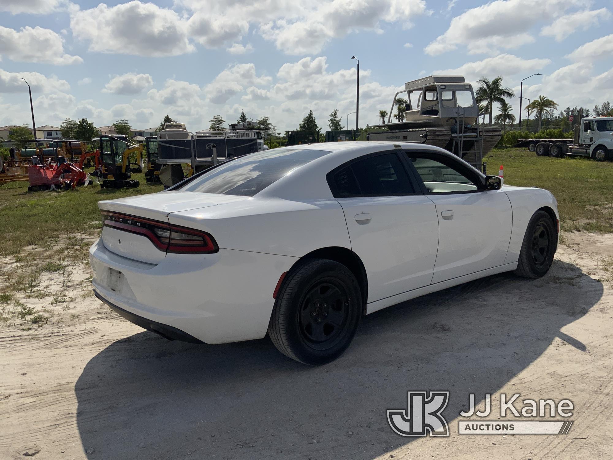 (Westlake, FL) 2016 Dodge Charger Police Package 4-Door Sedan, Former Police Vehicle Runs & Moves) (