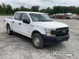 (Verona, KY) 2018 Ford F150 Crew-Cab Pickup Truck Runs & Moves) (Body Damage, Seller Note: Needs New