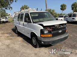 (Tampa, FL) 2005 Chevrolet Express G2500 Cargo Van Runs & Moves) (Jump To Start