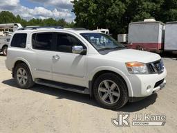 (Charlotte, NC) 2011 Nissan Armada 4x2 Sport Utility Vehicle Runs & Moves) (Master Warning Light On,