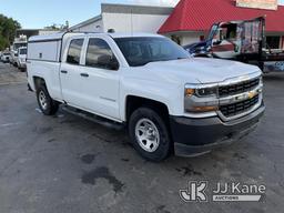 (Ocala, FL) 2019 Chevrolet Silverado 1500 4x4 Extended-Cab Pickup Truck Duke Unit) (Runs & Moves) (E