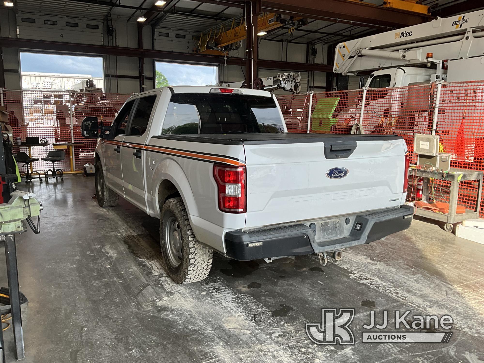 (Elizabethtown, KY) 2020 Ford F150 4x4 Crew-Cab Pickup Truck Runs) (Does Not Move, Check Engine Ligh