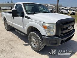 (Westlake, FL) 2015 Ford F250 4x4 Pickup Truck Runs & Moves) (Body Damage) (FL Residents Purchasing
