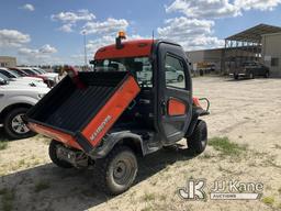 (Waynesboro, GA) 2016 Kubota RTV-X1100C 4x4 Yard Cart, (GA Power Unit) Runs, Moves & Dump Operates