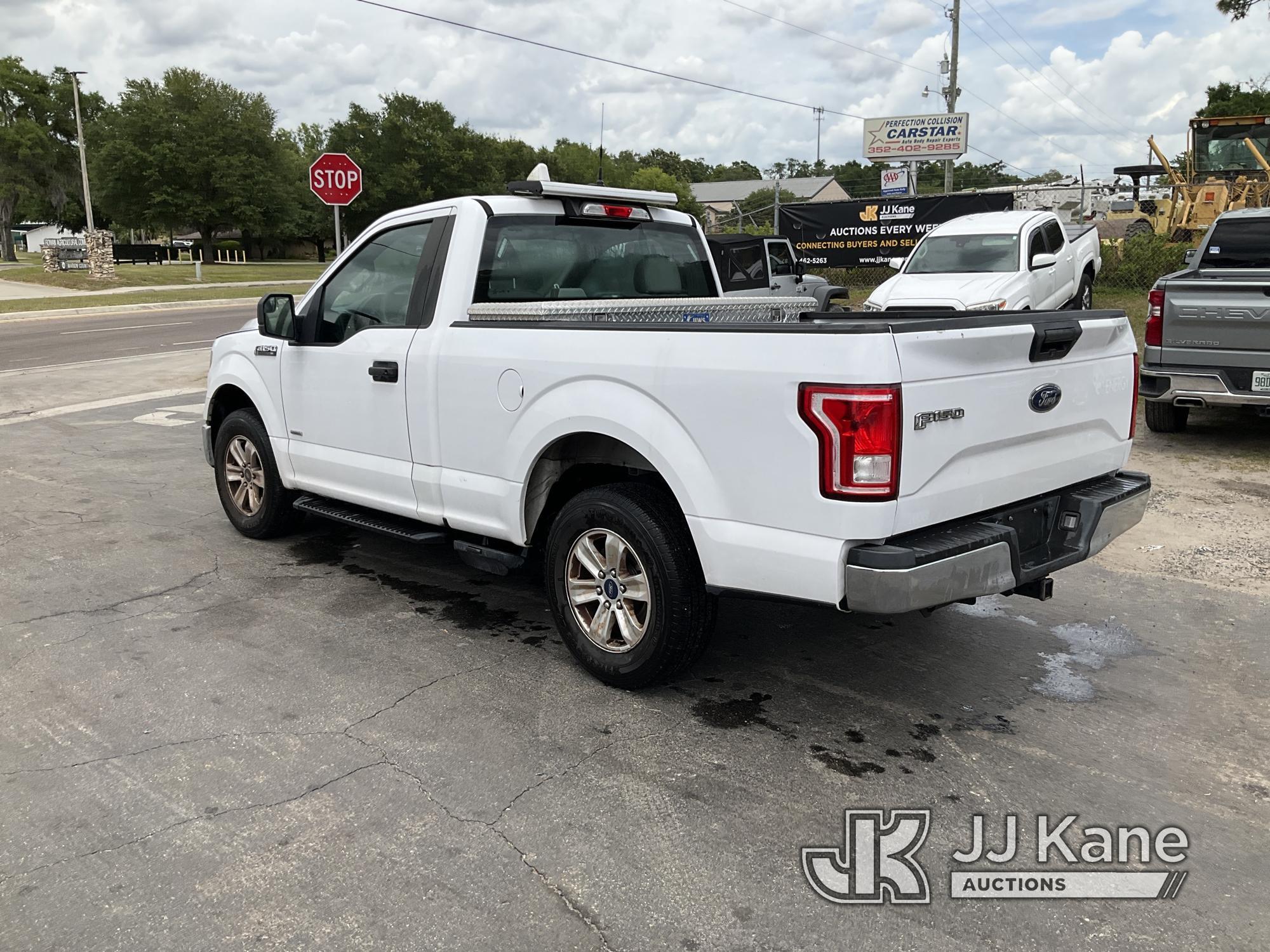 (Ocala, FL) 2016 Ford F150 Pickup Truck Duke Unit) (Runs & Moves) (Paint Damage