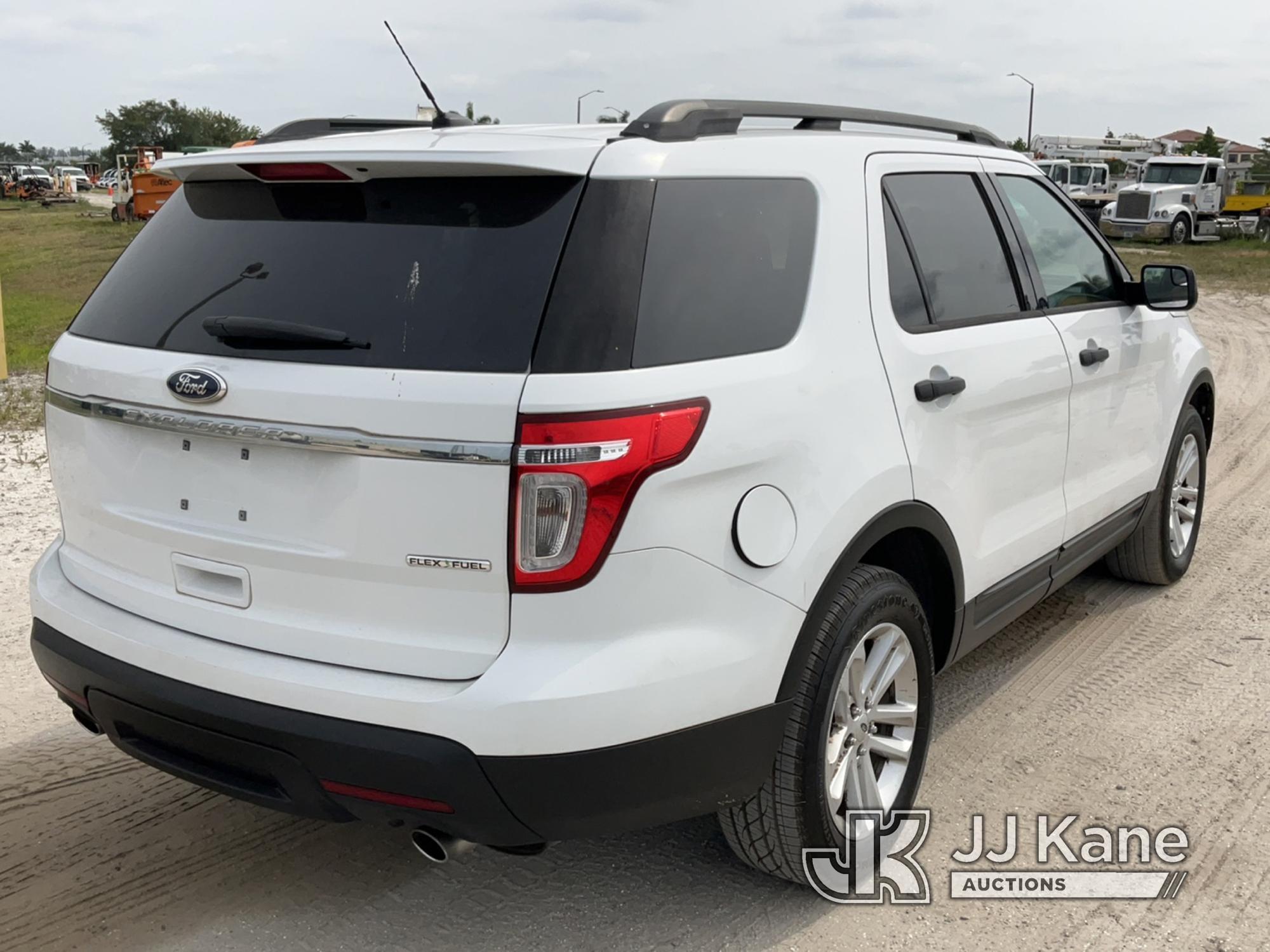 (Westlake, FL) 2015 Ford Explorer 4-Door Sport Utility Vehicle Runs & Moves, Interior Door Panels &