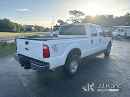 (Ocala, FL) 2016 Ford F250 4x4 Crew-Cab Pickup Truck Duke Unit) (Runs & Moves