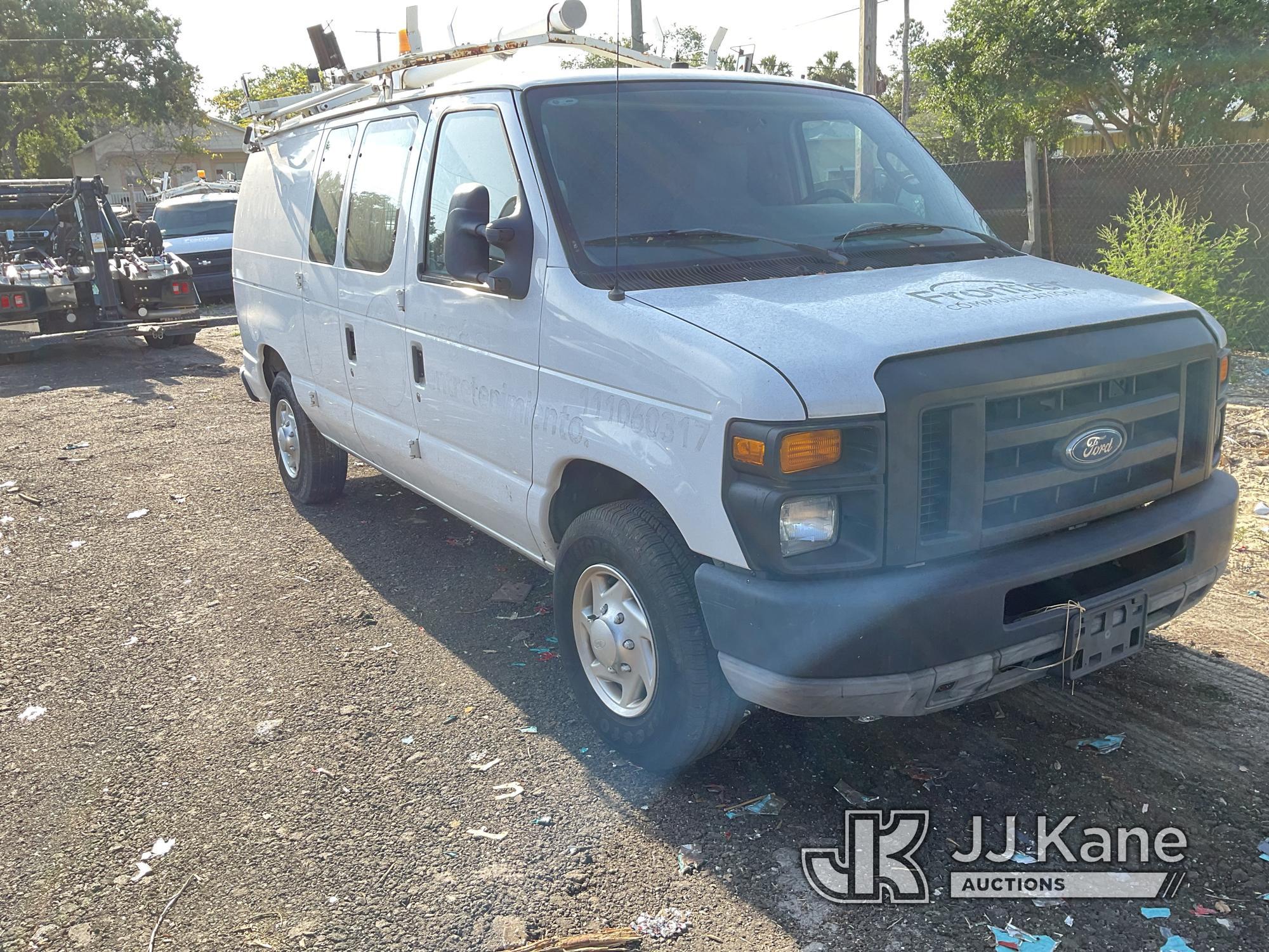 (Tampa, FL) 2010 Ford E250 Cargo Van Runs & Does Not Move) (Jump To Start, Will Not Shift From Park