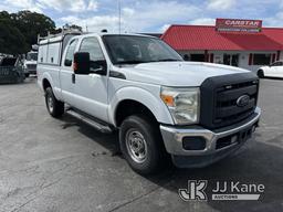 (Ocala, FL) 2015 Ford F250 4x4 Extended-Cab Pickup Truck Duke Unit) (Runs & Moves) (Body Damage