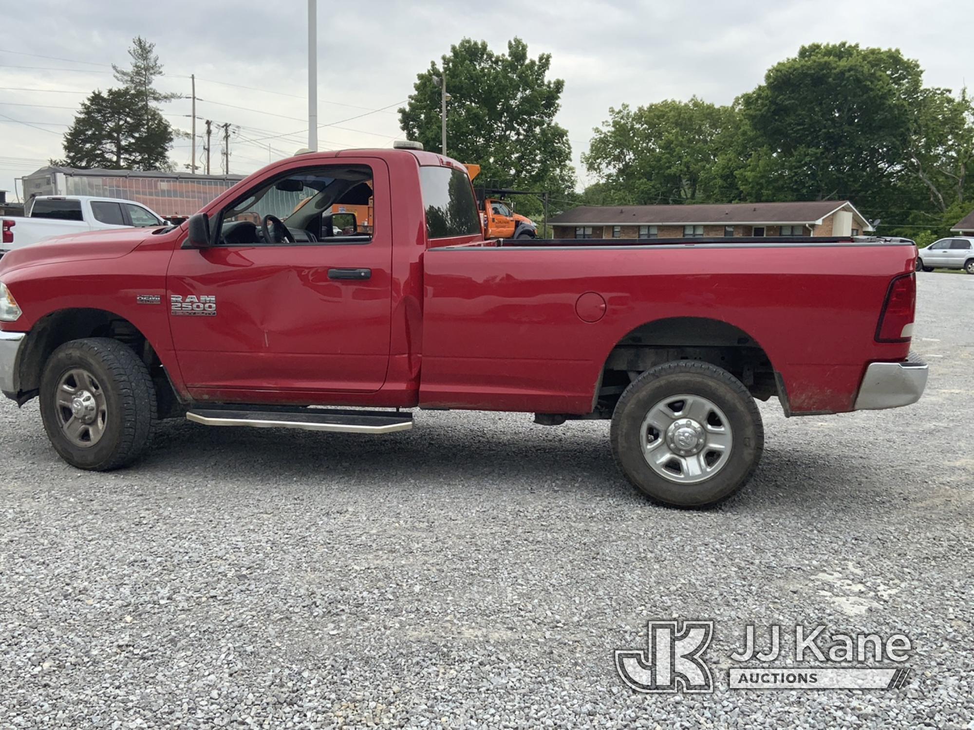 (New Tazewell, TN) 2017 RAM 2500 4X4 Pickup Truck Runs & Moves) (Body Damage, Check Engine Light On