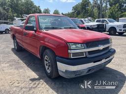 (Tampa, FL) 2005 Chevrolet Silverado 1500 Pickup Truck Runs & Moves) (Paint Damage