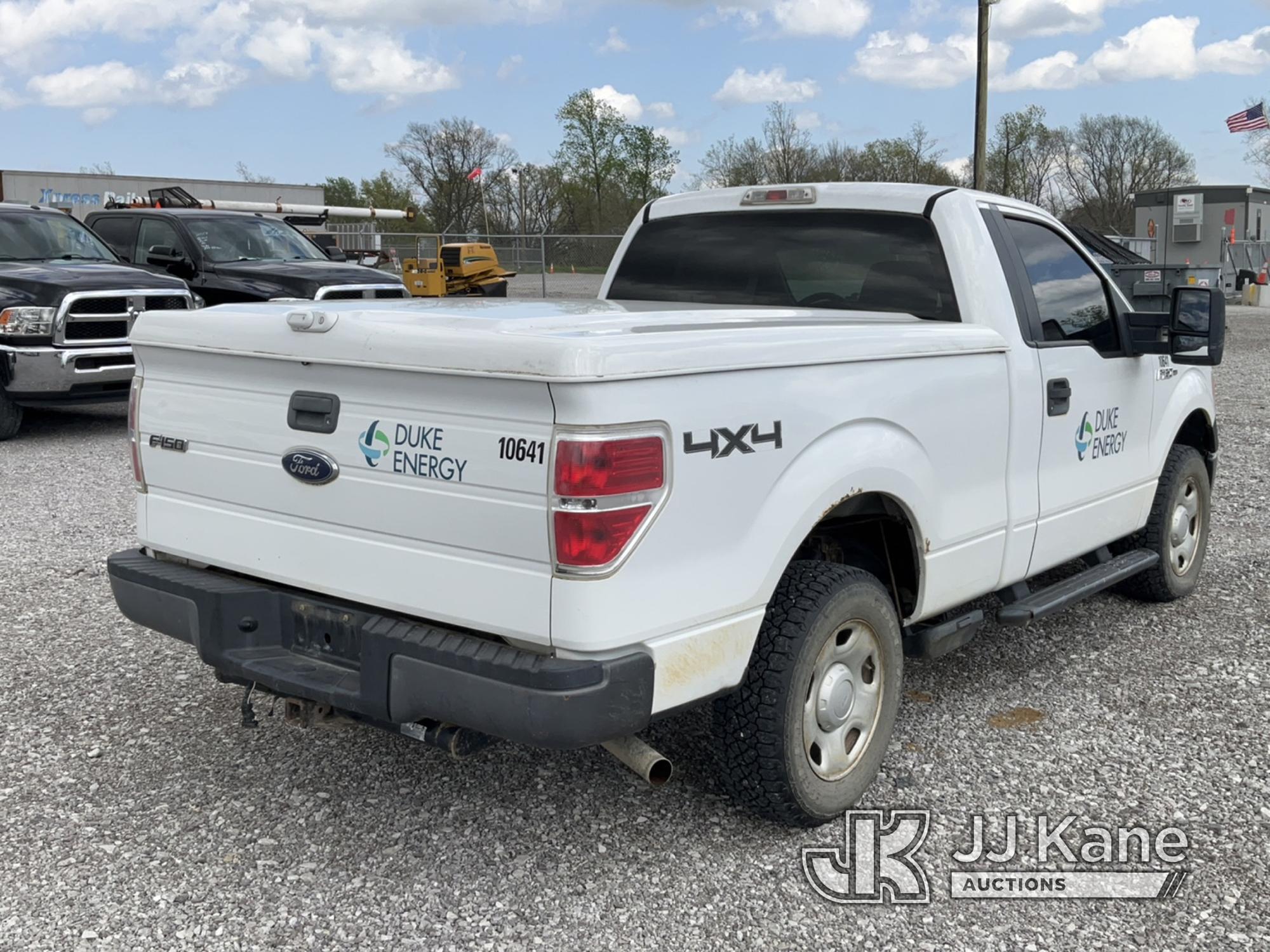 (Verona, KY) 2009 Ford F150 4x4 Pickup Truck Runs & Moves) (Rust Damage, Steering Wheel/Column Damag