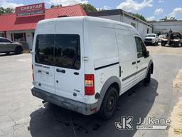 (Ocala, FL) 2013 Ford Transit Connect Mini Cargo Van Duke Unit) (Runs & Moves) (Jump To Start, Rust/