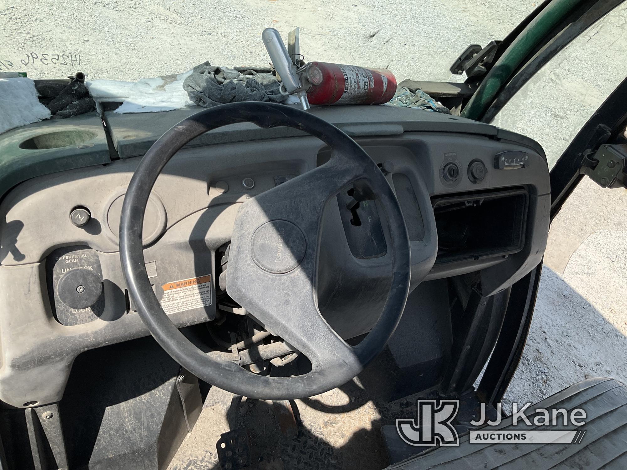 (Villa Rica, GA) 2007 Kawasaki Mule 4x4 Yard Cart, (GA Power Unit) No Title) (No Key, Not Running, C