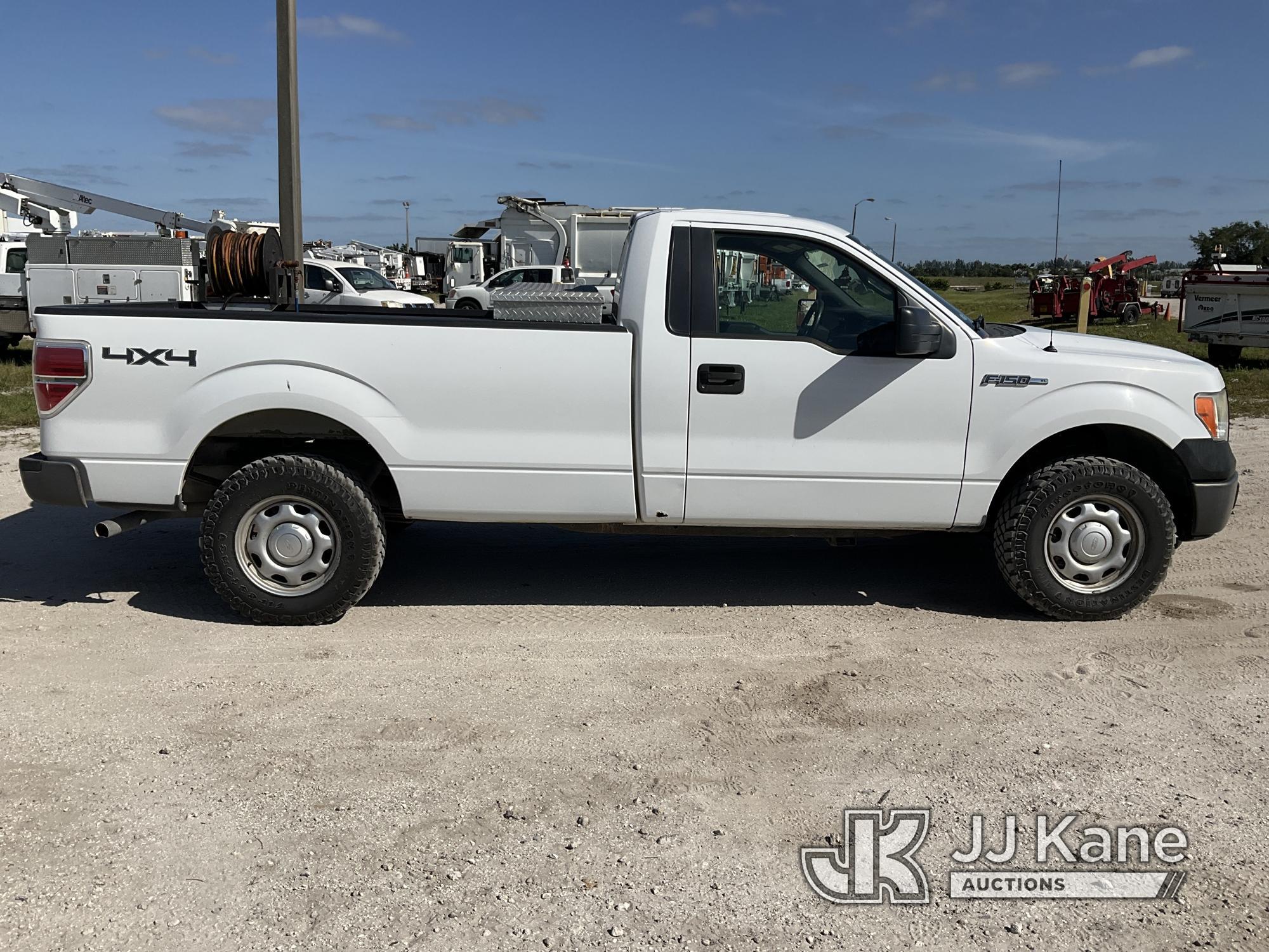 (Westlake, FL) 2013 Ford F150 4x4 Pickup Truck Runs & Moves, Body Damage & Rust) (FL Residents Purch