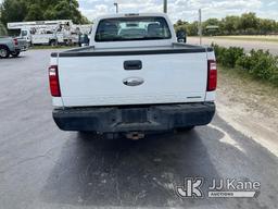 (Ocala, FL) 2012 Ford F250 Pickup Truck Duke Unit) (Runs & Moves) (Body Damage