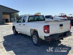 (Shelby, NC) 2015 Chevrolet Silverado 1500 4x4 Extended-Cab Pickup Truck Runs, Moves, Check Engine L